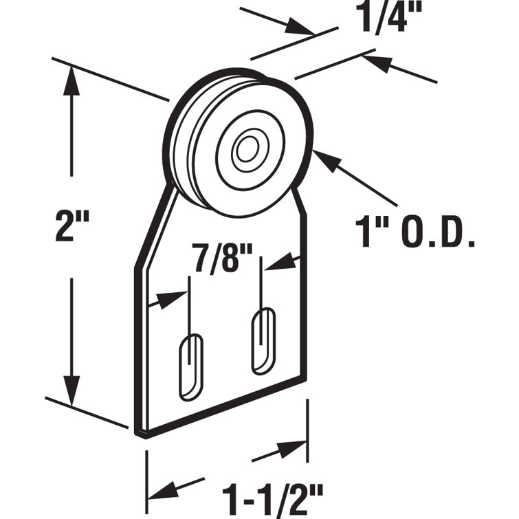 PrimeLine Sliding Screen Door Roller Wayfair Canada